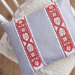 Assisi embroidered cushion