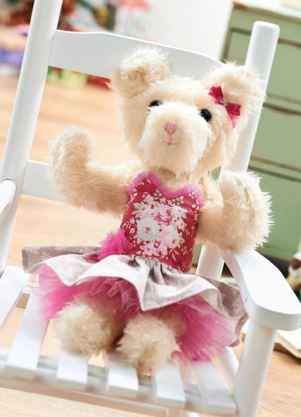 Tilda Prints Ballerina Teddy Bear