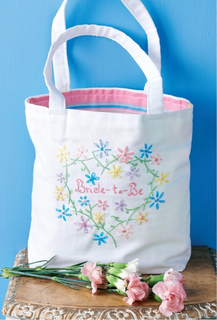 Embroidered Bride-To-Be Tote