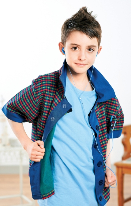 Young Boy’s Casual Checked Shirt