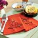 Embroidered Spanish Tapas Napkins Embroidered Spanish Tapas Napkins