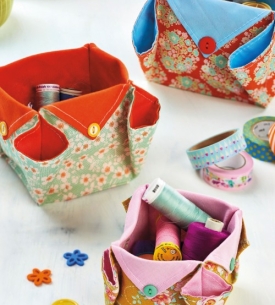 Origami Fabric Boxes