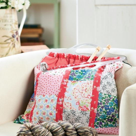 Patchwork Project Knitting Bag - Free sewing patterns - Sew Magazine