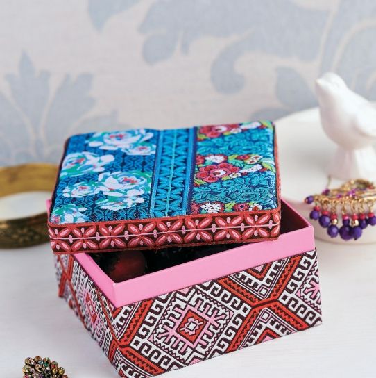 Lunchtime Make Trinket Box Free sewing patterns Sew Magazine