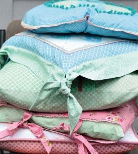 Pastel Prints Vintage Cushions Pastel Prints Vintage Cushions