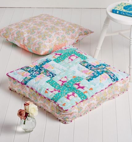 Pinwheel floor cushions