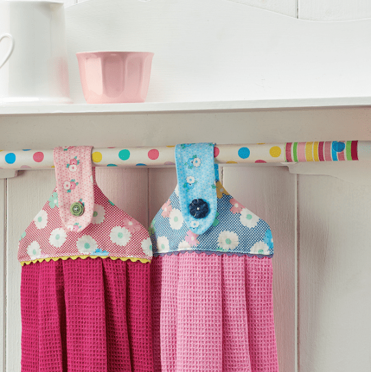 Teatowel Hangers Free sewing patterns Sew Magazine