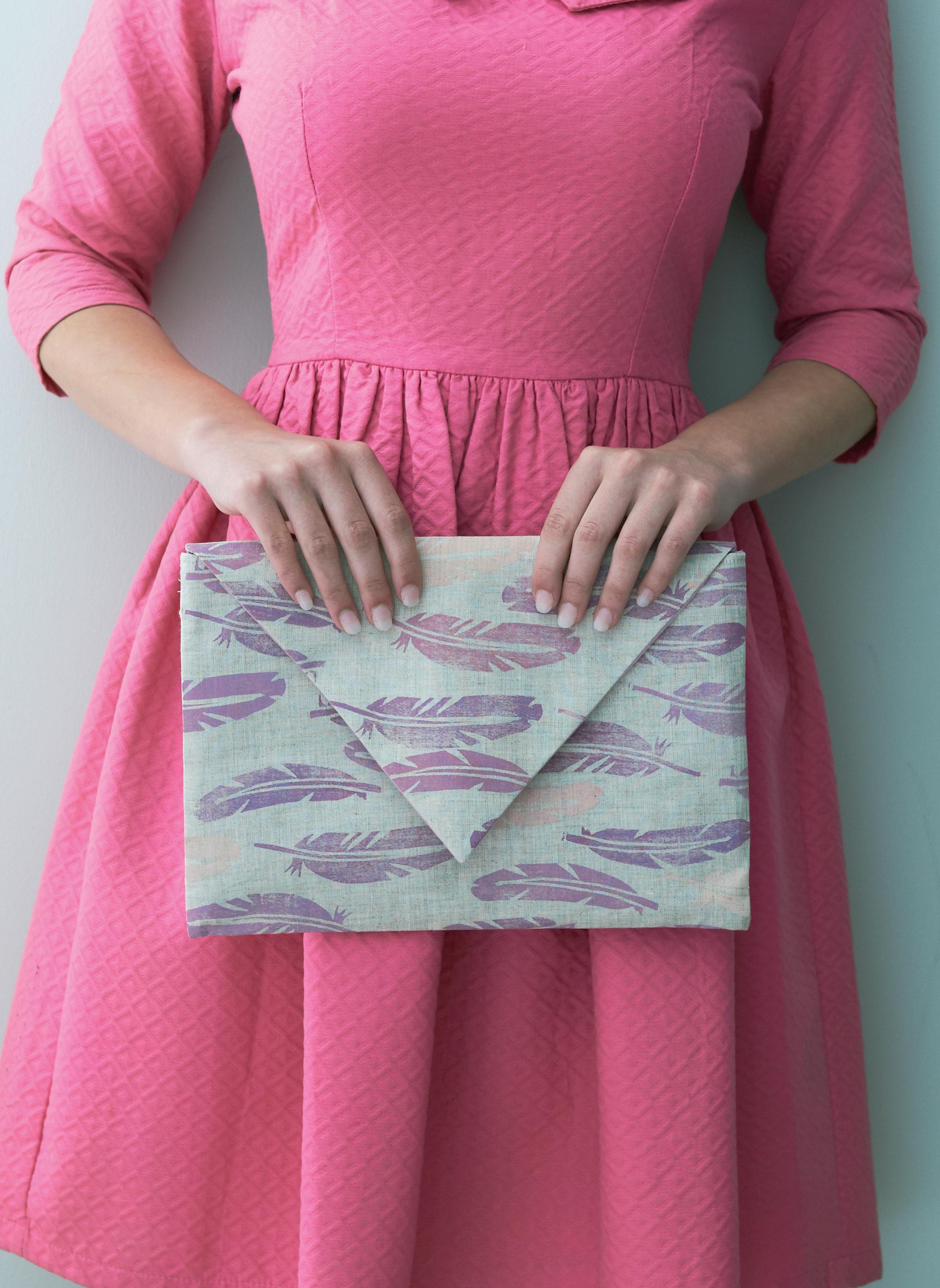 Envelope clutch Free sewing patterns Sew Magazine