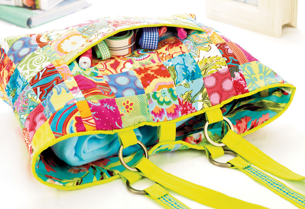 Patchwork tote bag - Free sewing patterns - Sew Magazine