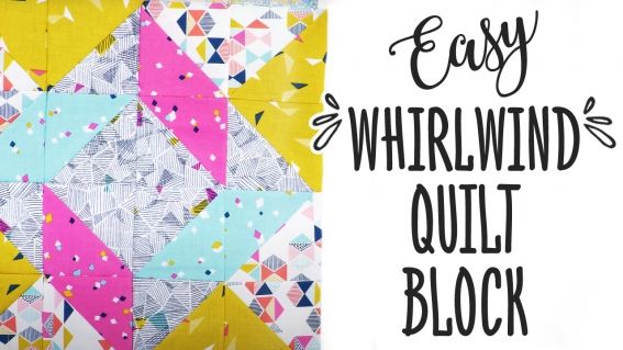 Easy Whirlwind Quilt Block Easy Whirlwind Quilt Block