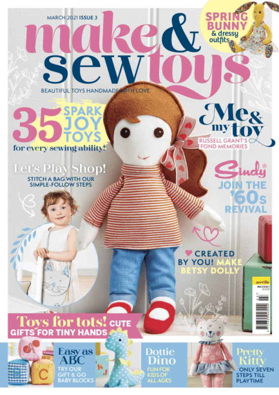 Make & Sew Toys: Issue Three Template Pack Make & Sew Toys: Issue Three Template Pack