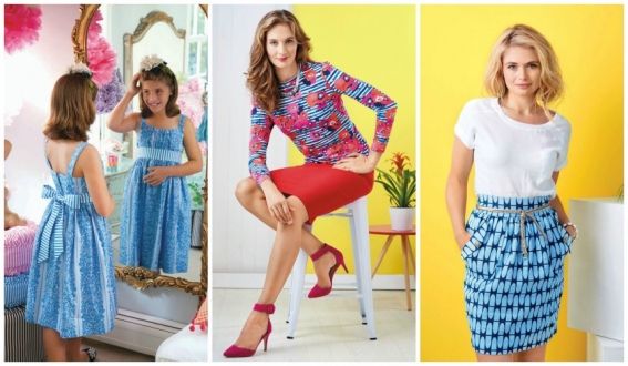Josie Dress Flora Top Barkcloth Skirt Josie Dress Flora Top Barkcloth Skirt