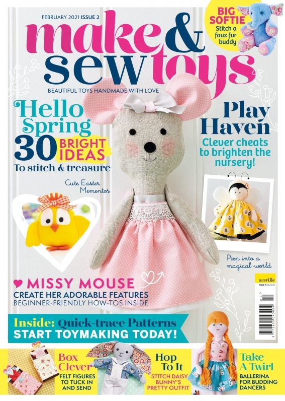 Make & Sew Toys: Issue Two Template Pack Make & Sew Toys: Issue Two Template Pack