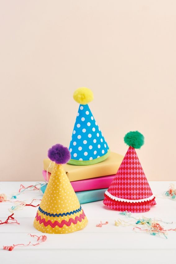 Sew 150 June 21 Party Hats Sew 150 June 21 Party Hats