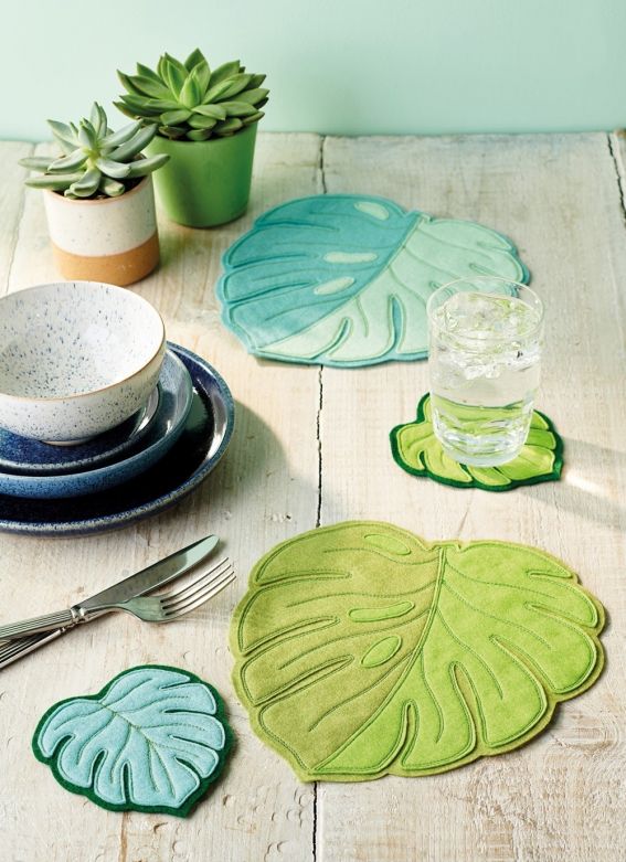 Sew 136 May 20 Leafy Table Set Sew 136 May 20 Leafy Table Set