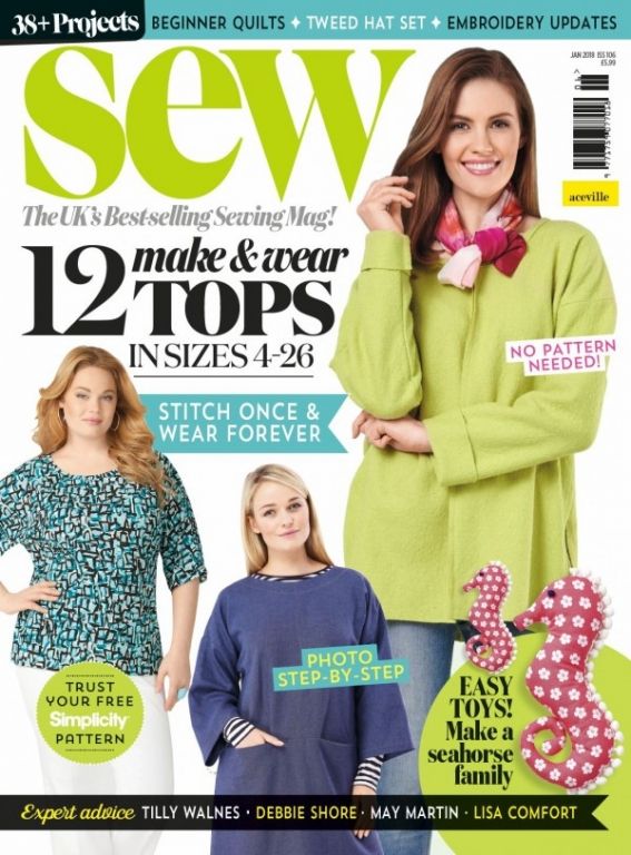 Sew January 2018 (all non-garment templates) Sew January 2018 (all non-garment templates)