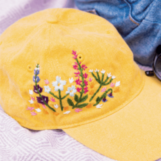 Sew 149 May 21 Wildflower Baseball Cap Sew 149 May 21 Wildflower Baseball Cap