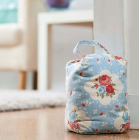 Sew and fill a doorstop