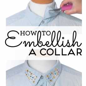 How to embellish a collar