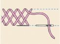 How to sew close herringbone stitch How to sew close herringbone stitch