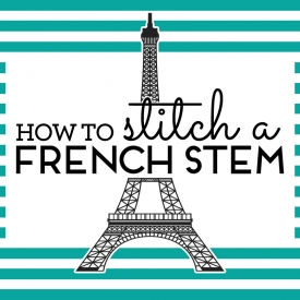 How to stitch a French seam