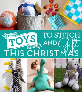 Toys to stitch and gift this Christmas