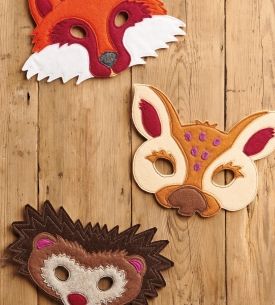 Animal Felt Masks Animal Felt Masks