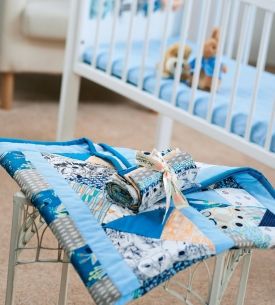 Art Gallery Fabric Indian Summer Baby Quilt Art Gallery Fabric Indian Summer Baby Quilt