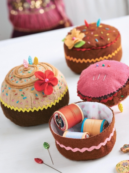 Cake Themed Pincushions