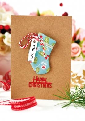 Stocking Greeting Card Stocking Greeting Card