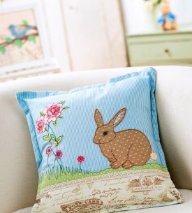 Easter Applique Cushion and Picture Easter Applique Cushion and Picture