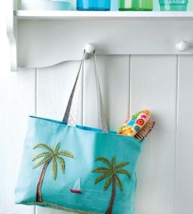 Embroidered beach bag Embroidered beach bag