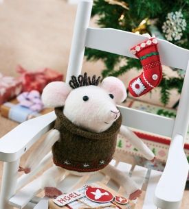 Christmas Mouse and Stocking Christmas Mouse and Stocking