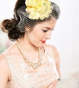 Floral Wedding Fascinators Floral Wedding Fascinators