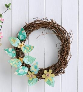 No-sew wreath No-sew wreath