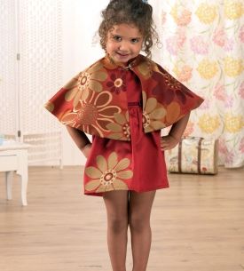 No Pattern Girl’s Dress and Cape Set No Pattern Girl’s Dress and Cape Set