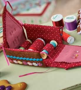 Gingerbread House Sewing Box Gingerbread House Sewing Box