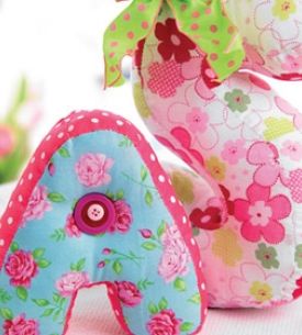 Stuffed Fabric Letters Stuffed Fabric Letters