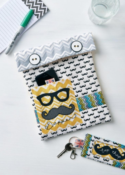 Tablet case and keyring