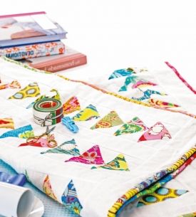 Vibrant patchwork quilt Vibrant patchwork quilt
