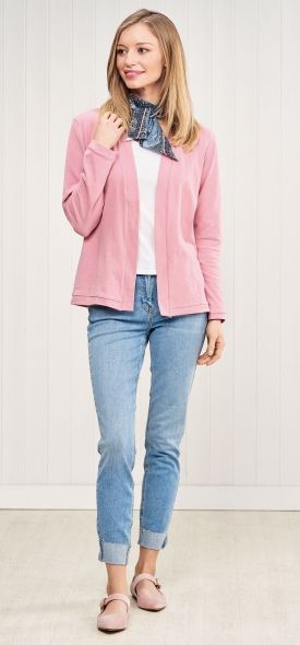 Easy Cotton Jersey Cardigan Easy Cotton Jersey Cardigan