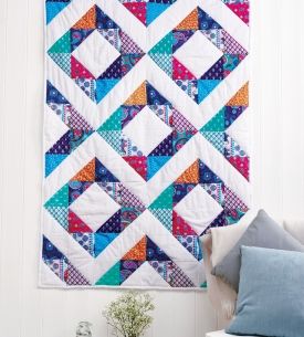 Half Square Triangle Block Quilt Half Square Triangle Block Quilt