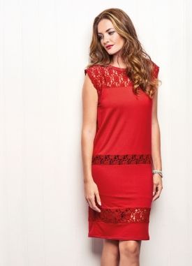 Sleeveless Lace Shift Dress Sleeveless Lace Shift Dress
