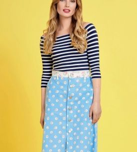 A-Line Floral Skirt A-Line Floral Skirt