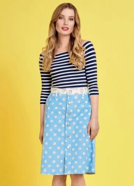 A-Line Floral Skirt A-Line Floral Skirt