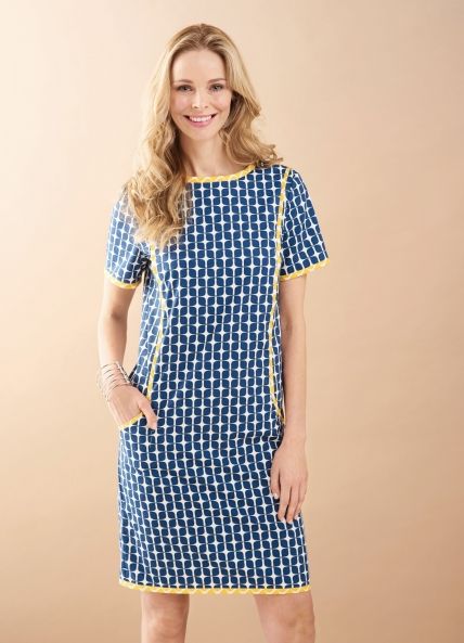 retro shift dress
