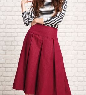 Pleated Midi Skirt Pleated Midi Skirt