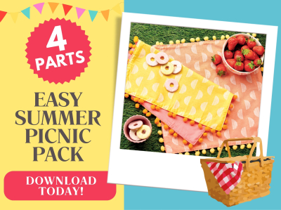 Easy Summer Picnic Pack Sew-Along