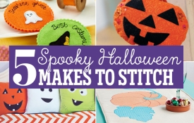 5 Spooky Halloween Makes To Stitch