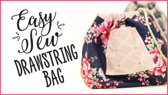 How To Sew A Drawstring Bag – Easy Sewing Tutorial